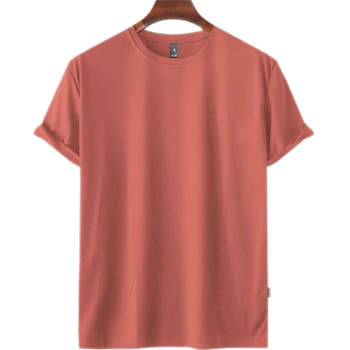 Fabrilife Mens Premium Blank T-shirt - Brick Red image