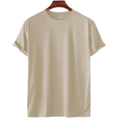 Fabrilife Mens Premium Blank T-shirt - Cream image