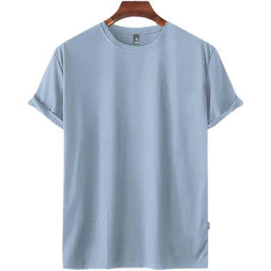 Fabrilife Mens Premium Blank T-shirt - Sky _Blue image