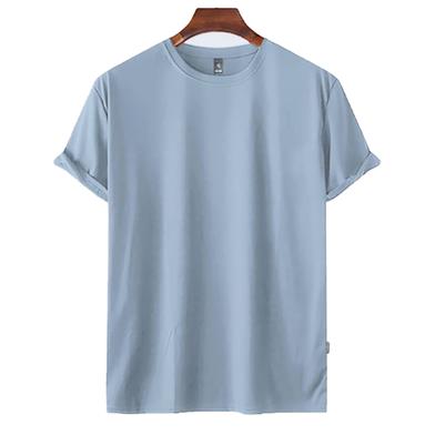 Fabrilife Mens Premium Blank T-shirt - Sky _Blue image