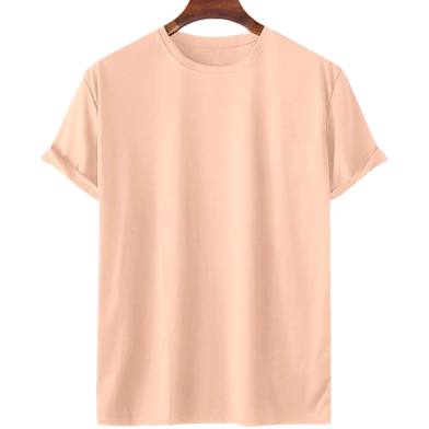 Fabrilife Mens Premium Blank T-shirt - Tropical Peach image