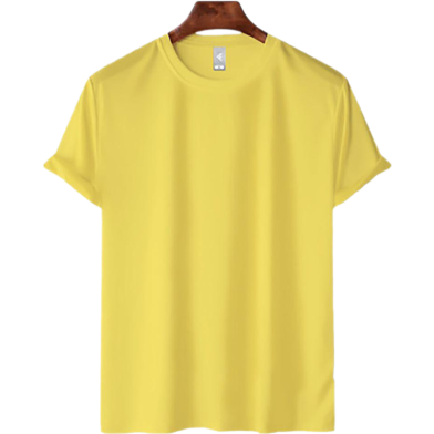 Fabrilife Mens Premium Blank T-shirt- Yellow image