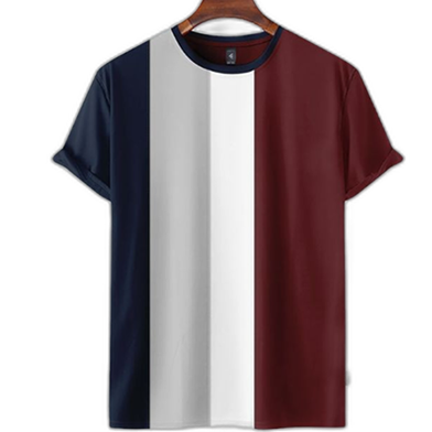 Fabrilife Mens Premium Designer Edition T Shirt- Maroon image