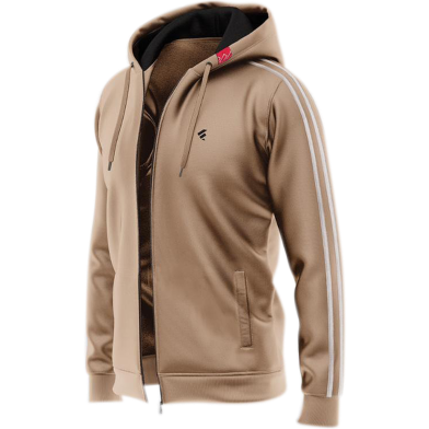 Fabrilife Mens Premium Hoodie Urban - Light Coffee image