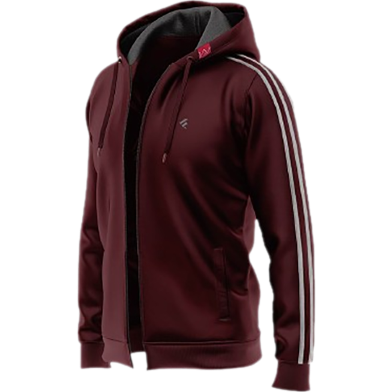 Fabrilife Mens Premium Hoodie Urban - Redwine image