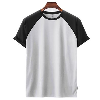 Fabrilife Mens Premium Short Sleeve Raglan - White image