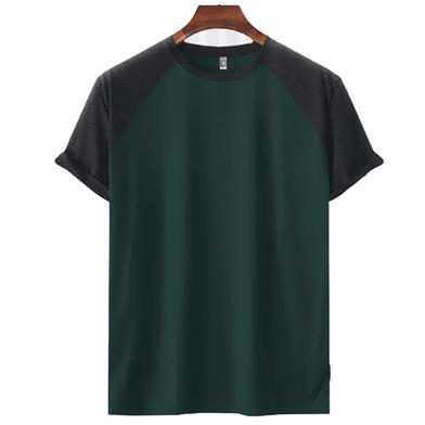 Fabrilife Mens Premium Short Sleeve Raglan -Green image