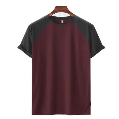 Fabrilife Mens Premium Short Sleeve Raglan - Maroon image