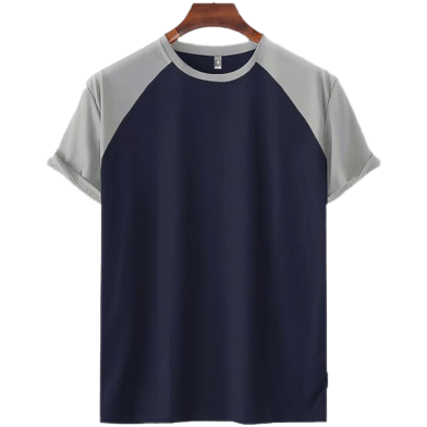 Fabrilife Mens Premium Short Sleeve Raglan - Navy image