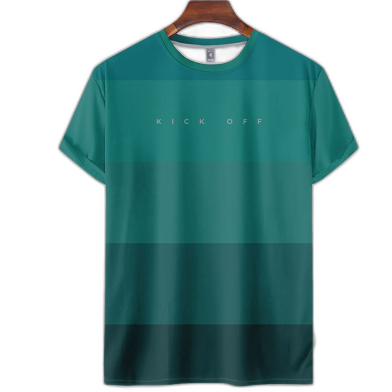 Fabrilife Mens Premium Sports Active Wear T-shirt - Kick Off image