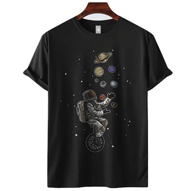 Fabrilife Mens Premium T-Shirt - Astronaut Juggling Planets image