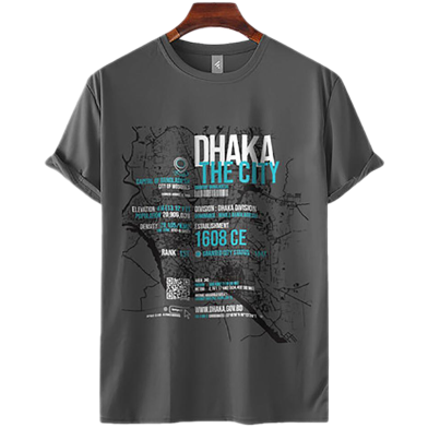 Fabrilife Mens Premium T-Shirt- Dhaka image