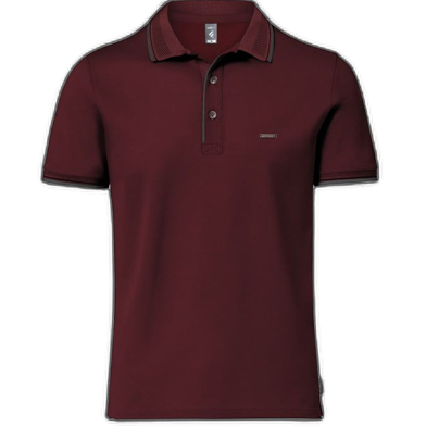 Fabrilife Premium Double PK Cotton Polo - Maroon image