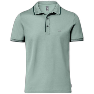 Fabrilife Premium Double PK Cotton Polo - Ice berg Green image