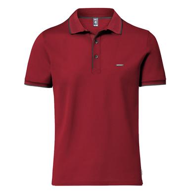 Fabrilife Premium Double PK Cotton Polo - Red image