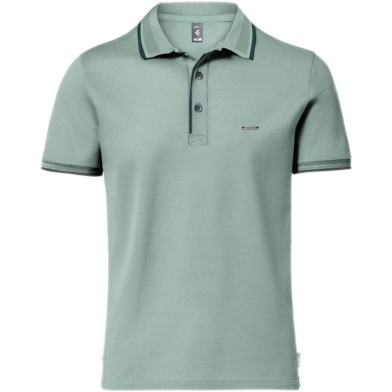 Fabrilife Premium Double PK Cotton Polo - Ice berg Green image