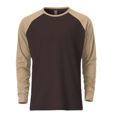 Fabrilife Premium Full Sleeve Raglan T-Shirt - Chocolate image