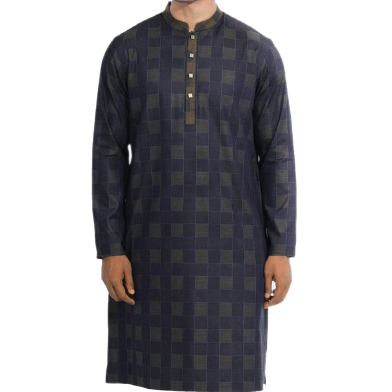 Fabrilife Premium Jacquard Cotton Panjabi - Zain image