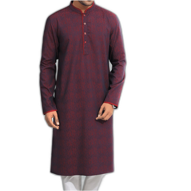 Fabrilife Premium Jacquard Panjabi - Marwat image