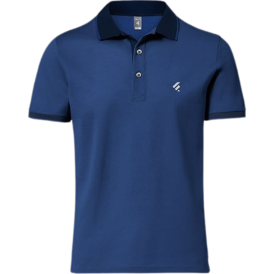 Fabrilife Single Jersey Knitted Cotton Polo - Royal Blue image