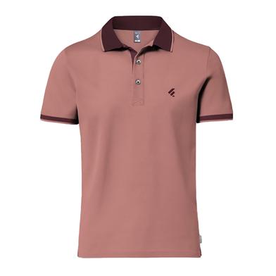 Fabrilife Single Jersey Knitted Cotton Polo - Brick Red image