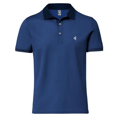 Fabrilife Single Jersey Knitted Cotton Polo - Royal Blue image