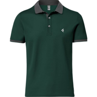 Fabrilife Single Jersey Knitted Cotton Polo - Green image