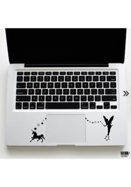 DDecorator Fairy Girl and Unicorn Laptop Sticker image