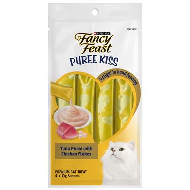 Fancy Feast Creamy Treat Puree Kiss (Tuna Puree With Chicken Flakes) image