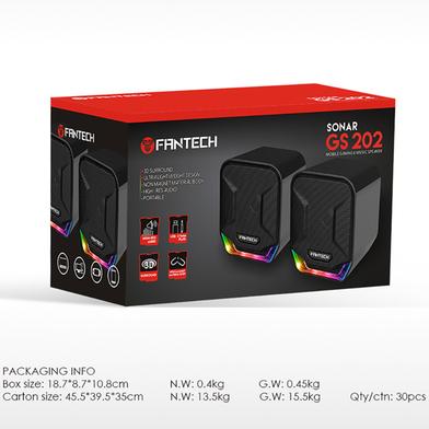 Fantech GS202 2.0 USB Speaker black image