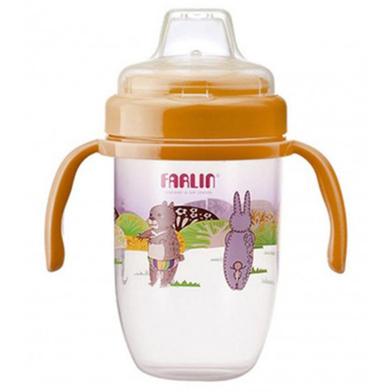 Farlin Baby Gulu Gulu Spout Learner Cup Brown image