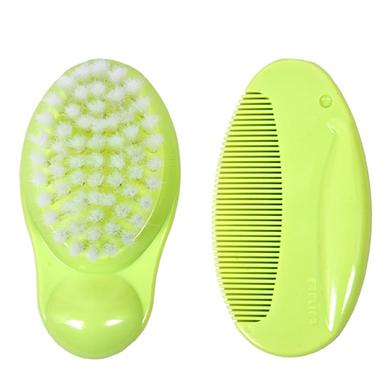 Farlin Baby Hair Comb And Brush Set With Soft Bristles For Baby's Tender Scalp image