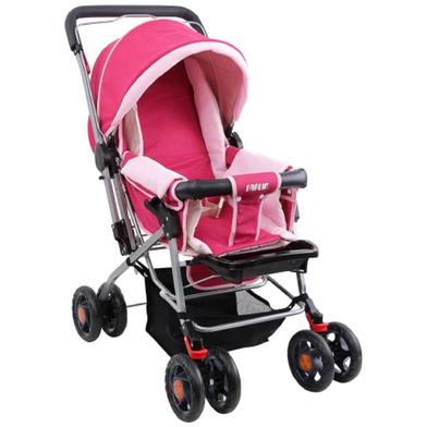 Farlin Baby Stroller Pram- Pink (BF889B) image