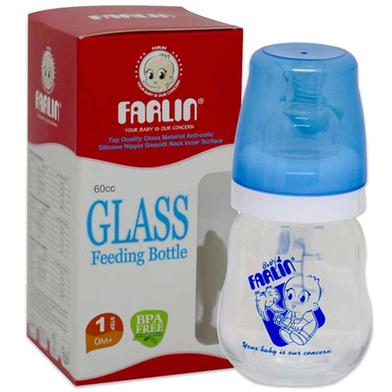 Farlin Glass Feeding Bottle 60ml From 0M Plus image