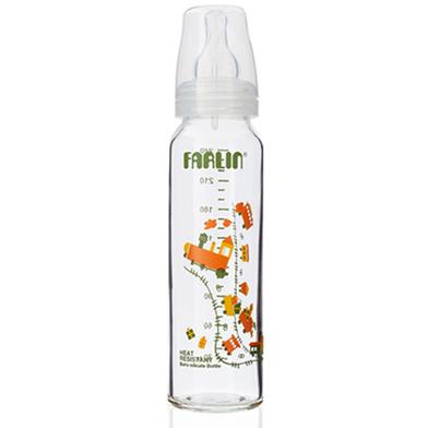 Farlin Heat Resistant α-33 Glass Feeding Bottle 240ml 0M Plus image