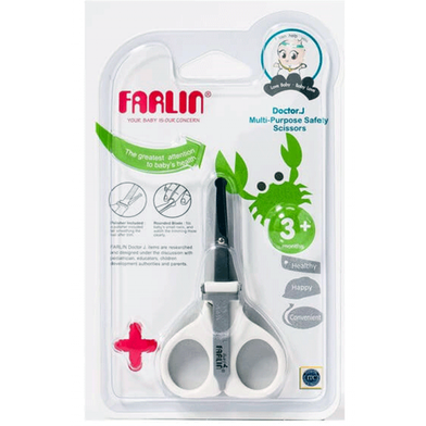 Farlin Multi Purpose Safety Baby Nail Scissors Baby Nail Cutter for 3Plus image