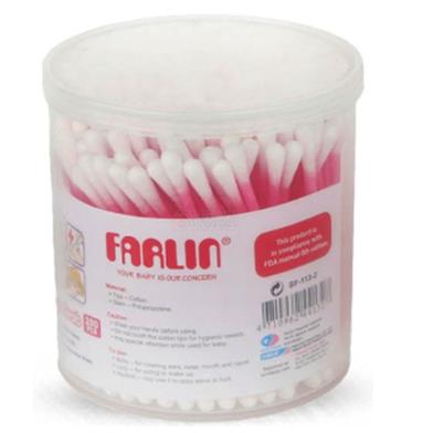 Farlin Plastic Steam Cotton Buds 100Pcs image