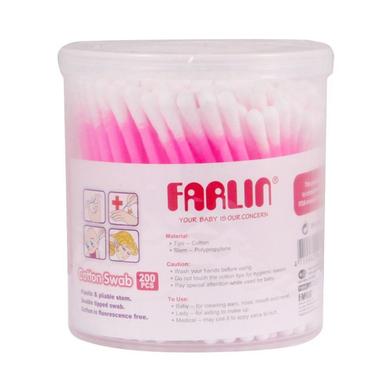 Farlin Plastic Steam Cotton Buds 200Pcs image
