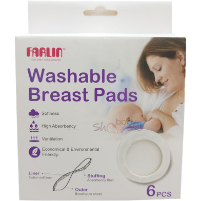 Farlin Washable Breast Pad 6 Pcs image