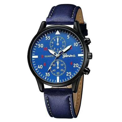Fashion Watch For Men 2024 New Leather Military Alloy Analog image