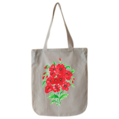 Fashionable Canvas Tote Bag With Zipper For Women's WT-F014 image