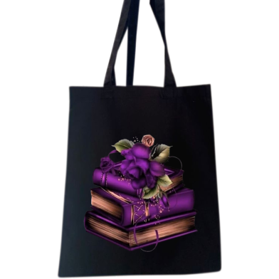 Fashionable Fabric Tote Bag With Zipper image