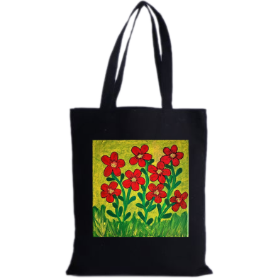 Fashionable Fabric Tote Bag With Zipper image