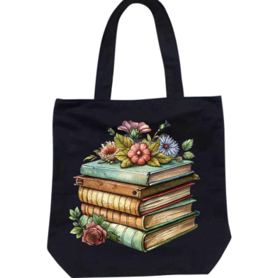 Fashionable Fabric Tote Bag With Zipper image