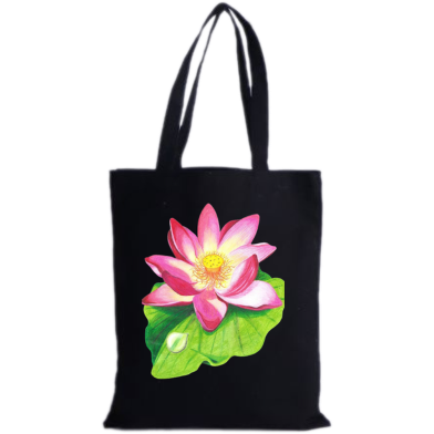 Fashionable Fabric Tote Bag With Zipper image