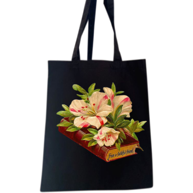 Fashionable Fabric Tote Bag With Zipper image