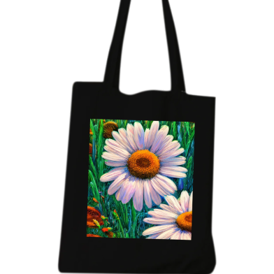 Fashionable Fabric Tote Bag With Zipper image