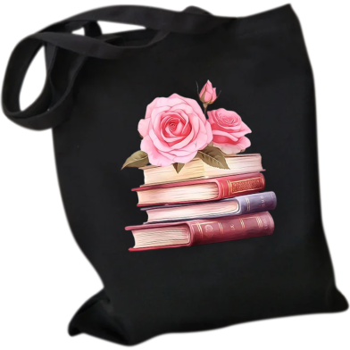 Fashionable Fabric Tote Bag With Zipper image