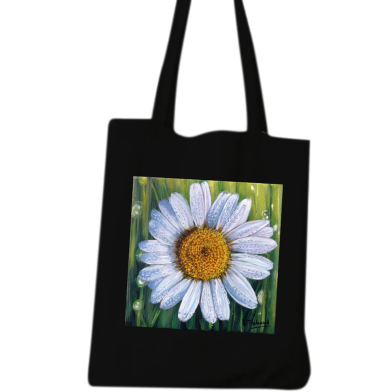 Fashionable Fabric Tote Bag With Zipper image