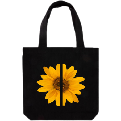 Fashionable Fabric Tote Bag With Zipper image